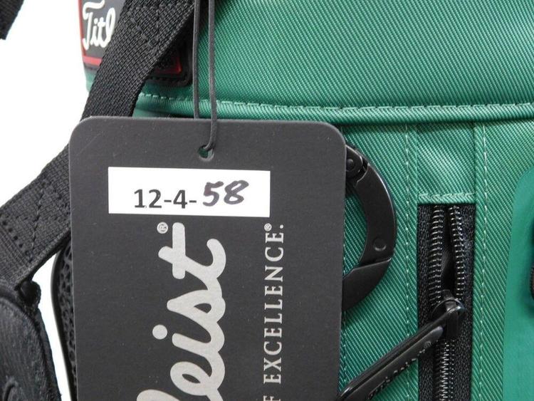 Leist Custom Players 5 Stand Bag Cc Logo W Rain Hood Green New No Trades Listing Golf Bags Sidelineswap