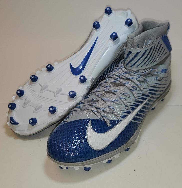 gray football cleats