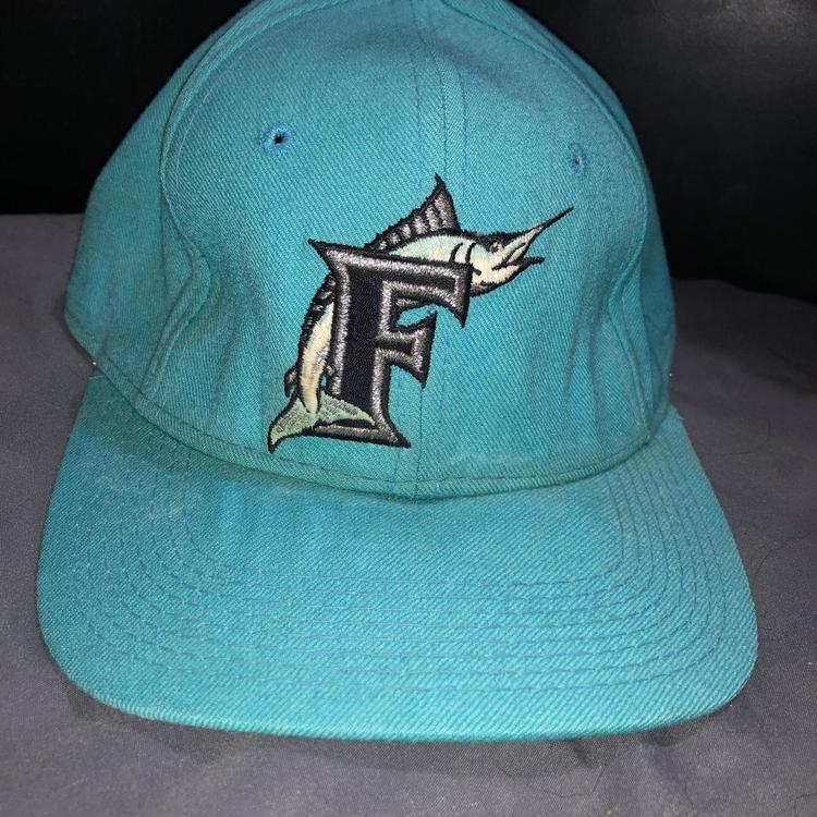 florida marlins teal hat
