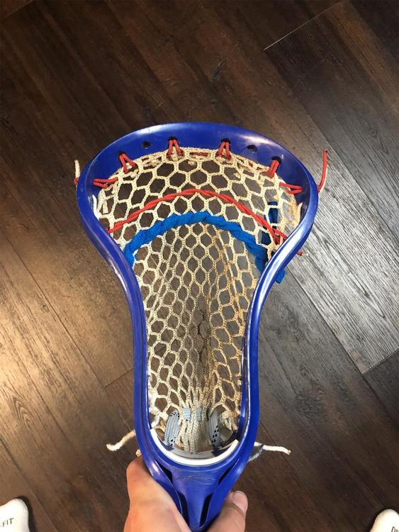 Blue Strung Lacrosse Head 40 on SidelineSwap