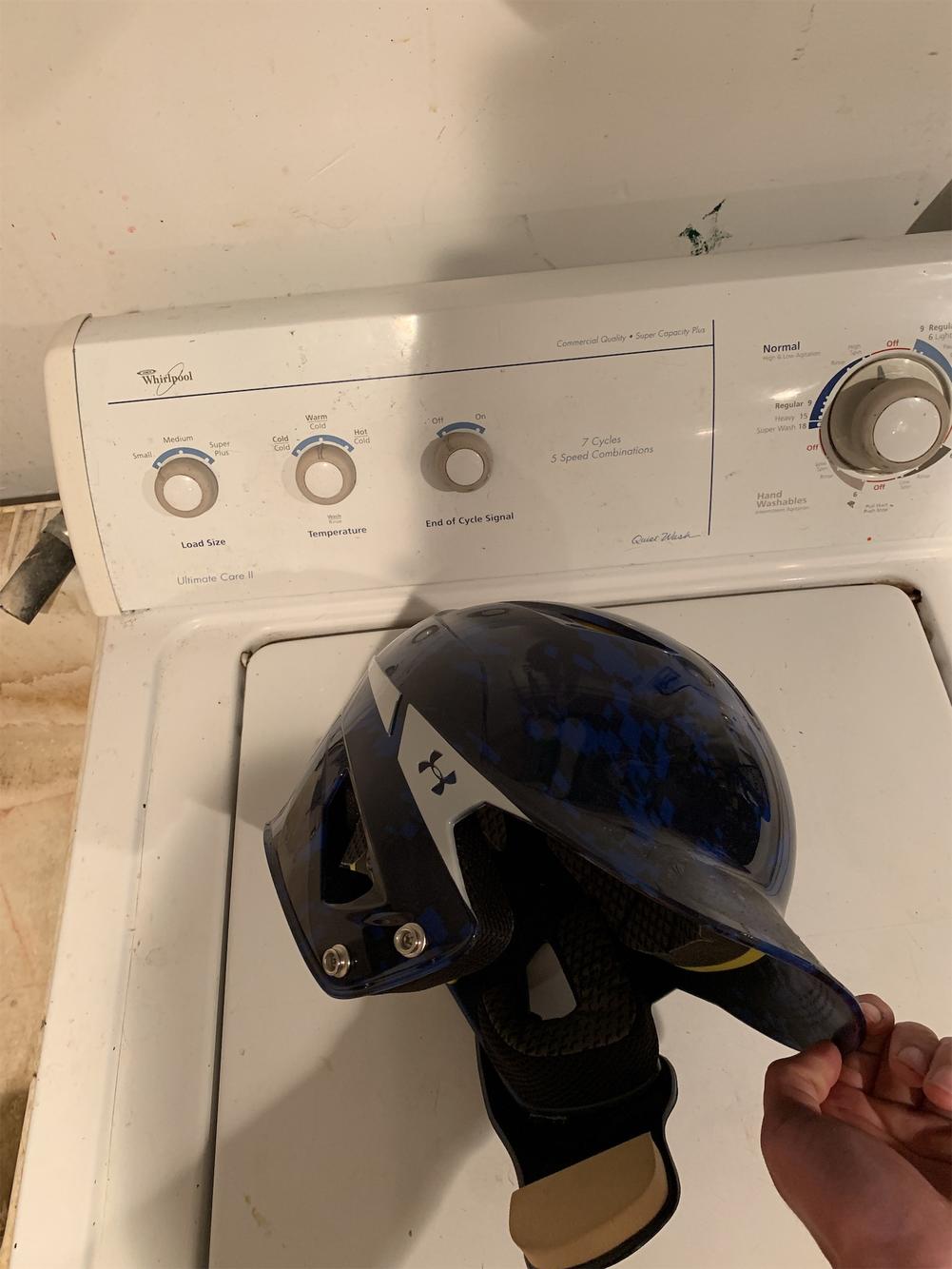 Under Armour Batting Helmet With Jaw Guard Adult SidelineSwap