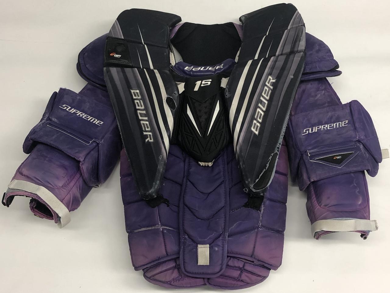 BAUER 1S XL PRO STOCK CUSTOM GOALIE CHEST PROTECTOR (4978) SidelineSwap