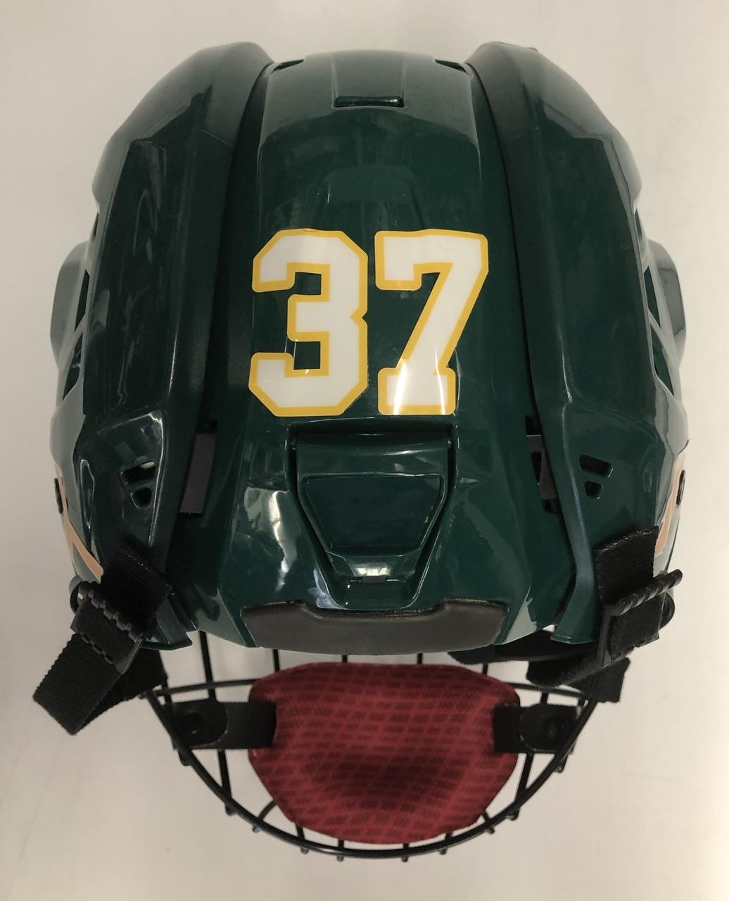 CCM RESISTANCE 110 PRO STOCK HOCKEY HELMET GREEN SMALL WITH LARGE CCM