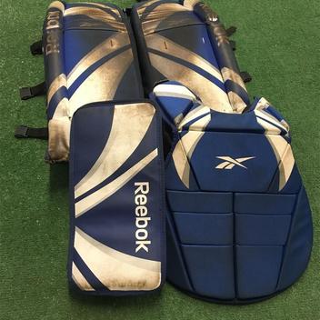 reebok street hockey goalie set