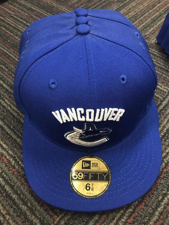 canucks fitted hat
