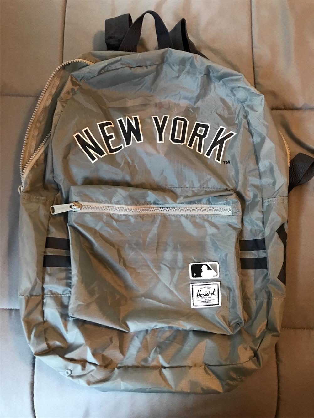 New Herschel NYY Foldable Backpack SidelineSwap