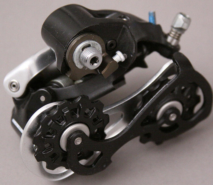 CAMPAGNOLO SILVER POTENZA REAR DERAILLEUR SHORT CAGE NEW IN BOX MSRP $170