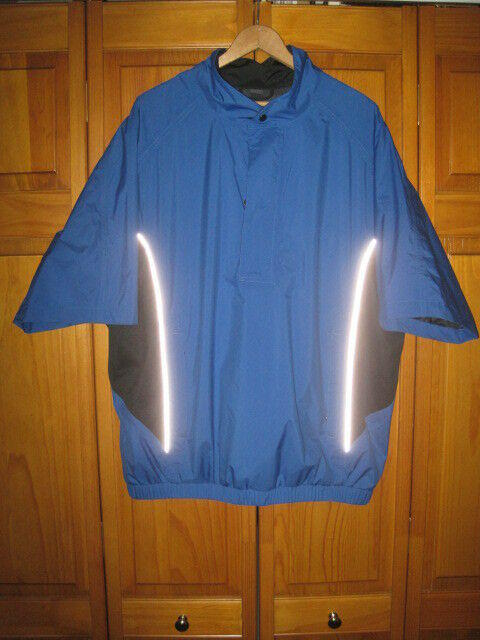 mens short sleeve golf rain jacket