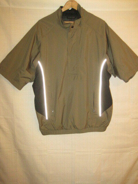 mens short sleeve golf rain jacket