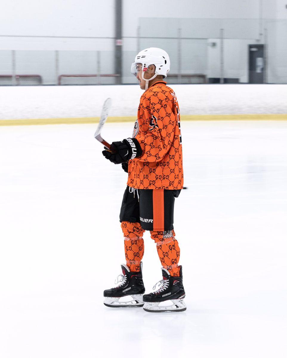 GUCCI GHOSTS HOCKEY SET JERSEY SOCKS GAME PRACTICE DRIP TOO HARD DONT
