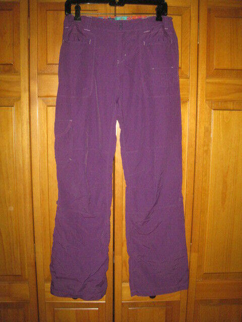 purple hiking pants