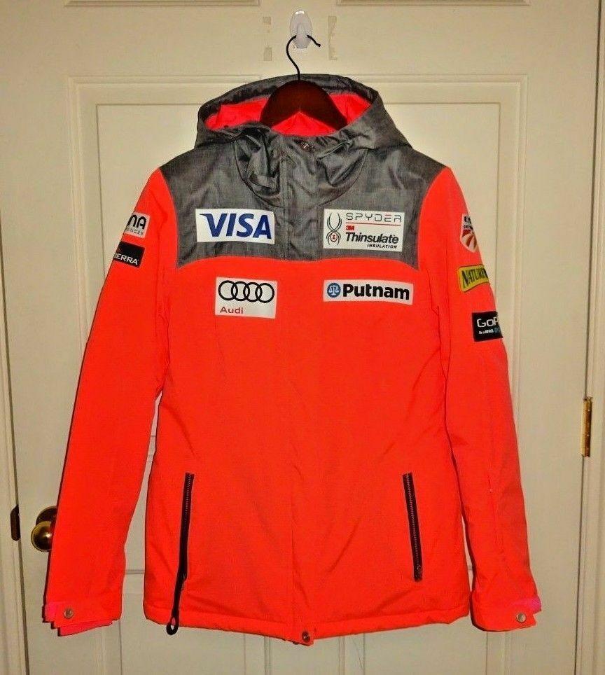 Spyder Official US Ski Team Soft Jacket Womens sz 10Official US Ski