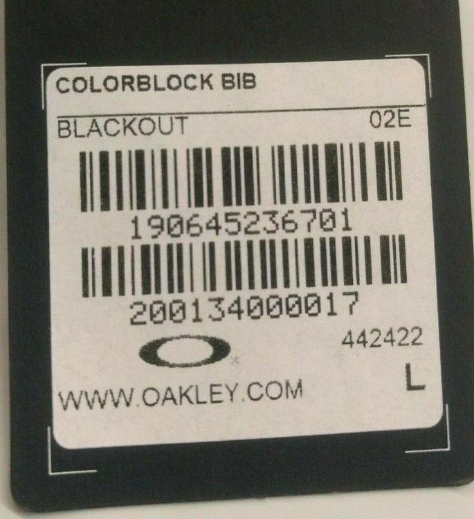 oakley colorblock bibshort