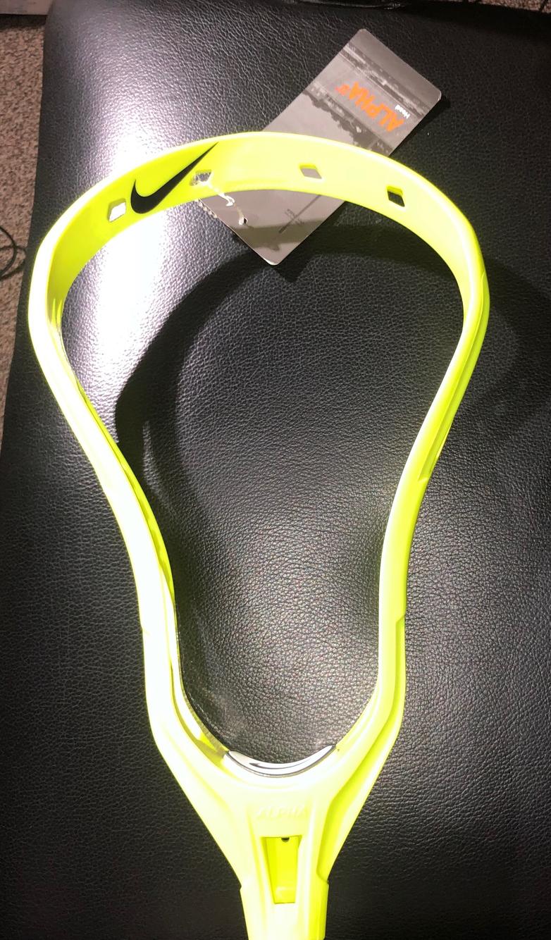 New Nike Alpha U Head Defensive Lax Lacrosse New Volt SidelineSwap