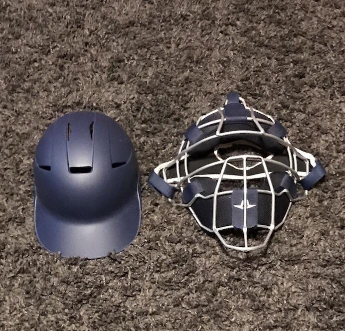 Newish All Star Catcher's Mask With Easton Ccx grips Skull Cap