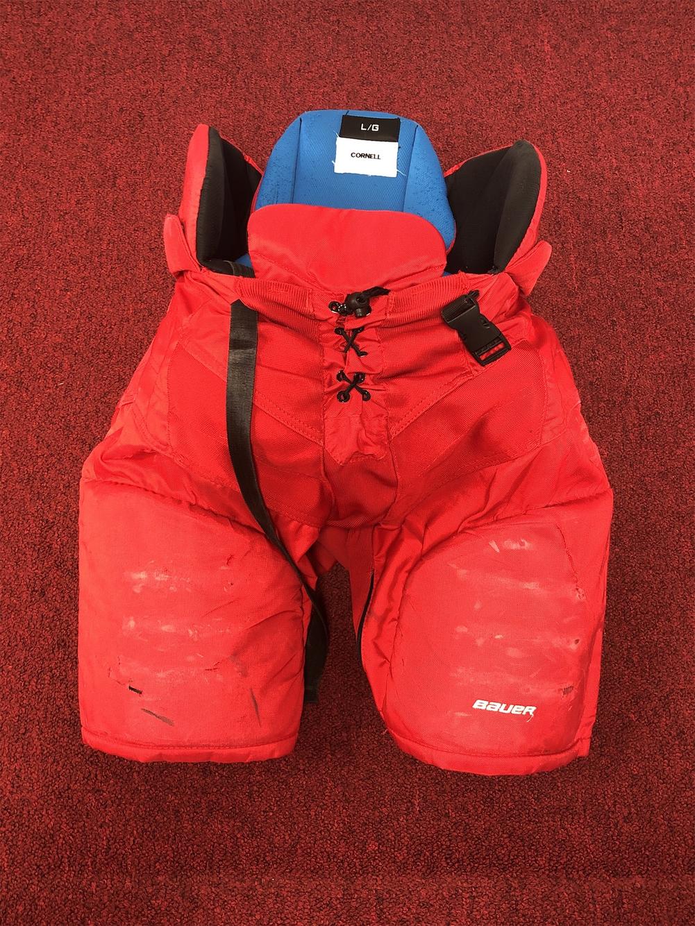 Cornell University Bauer Hockey Pants Size Sr Large Pro Stock Item