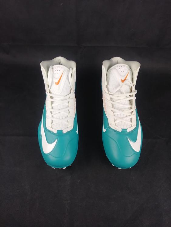 turquoise football cleats