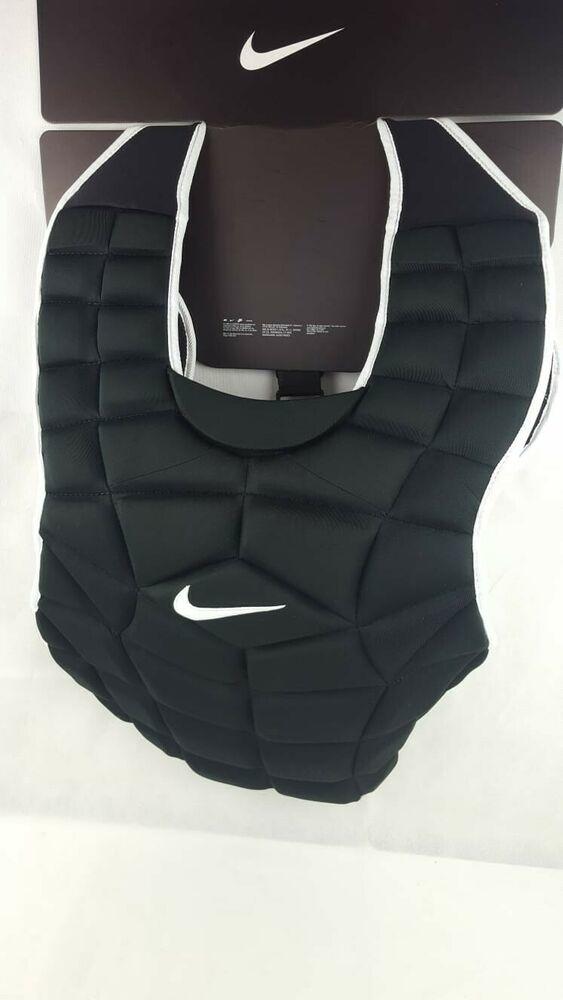 Nike New Vapor Catcher’s Chest Protector 17” Black/White PBP428001 NWT