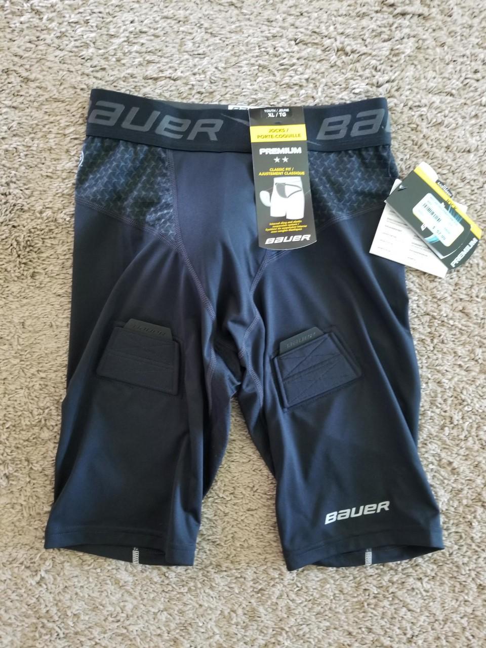 New with tags Bauer Premium Compression Jock Size Youth XS SidelineSwap