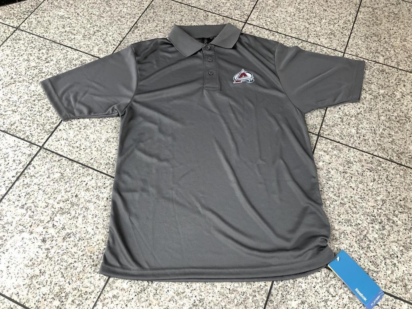 New Reebok NHL Colorado Avalanche Team Issue Golf Polo Shirt SidelineSwap