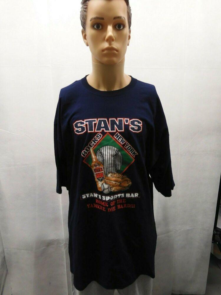 Vintage Stan's Sports Bar Bronx, NY New York Yankees XXL 2XL shirt