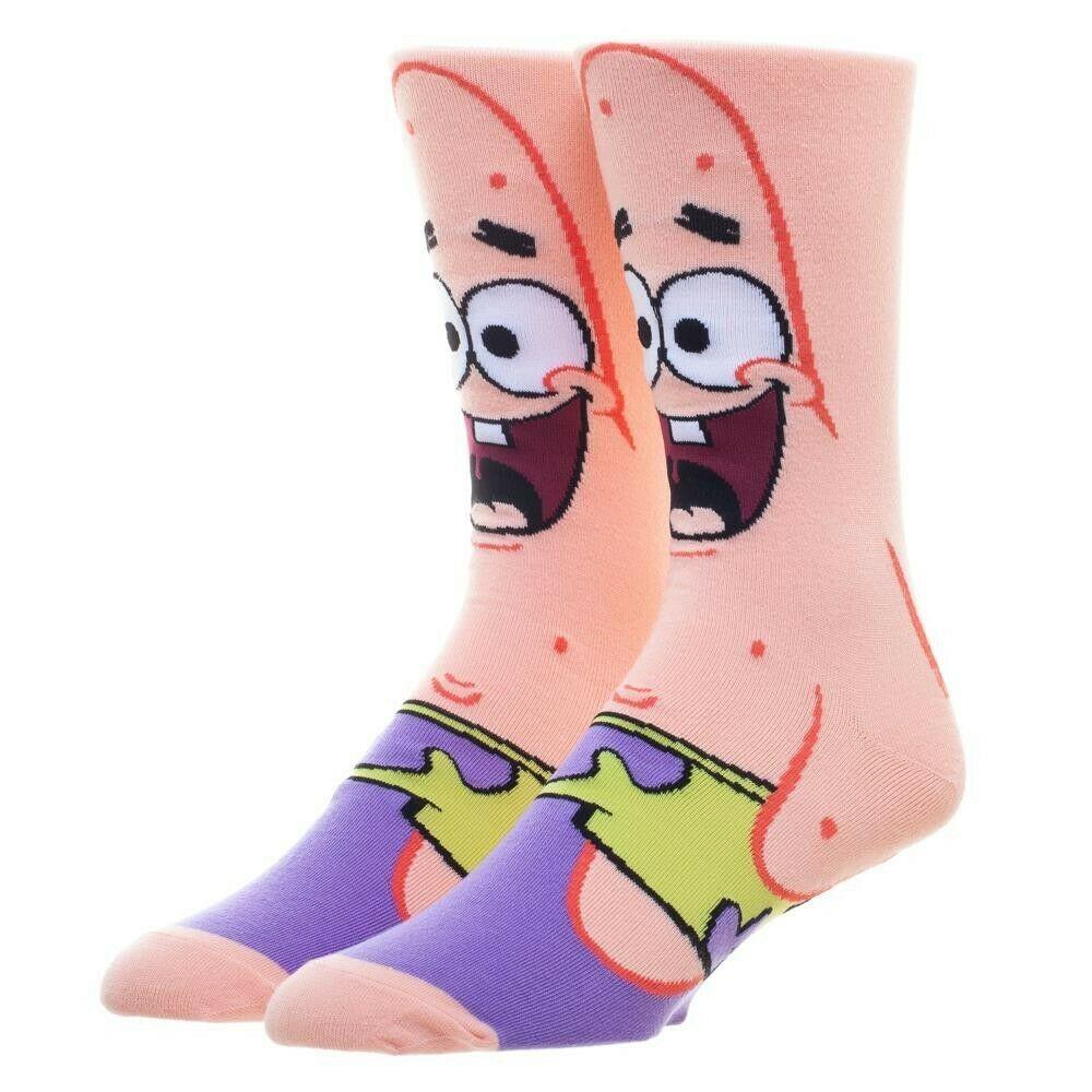 Patrick Star SpongeBob SquarePants Bioworld Socks Mens 812 Nickelodeon