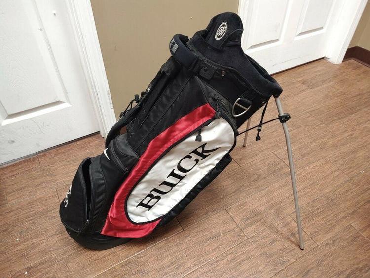 Nike Golf Buick Rare Dual Strap Stand Bag Free Shipping Tiger Woods