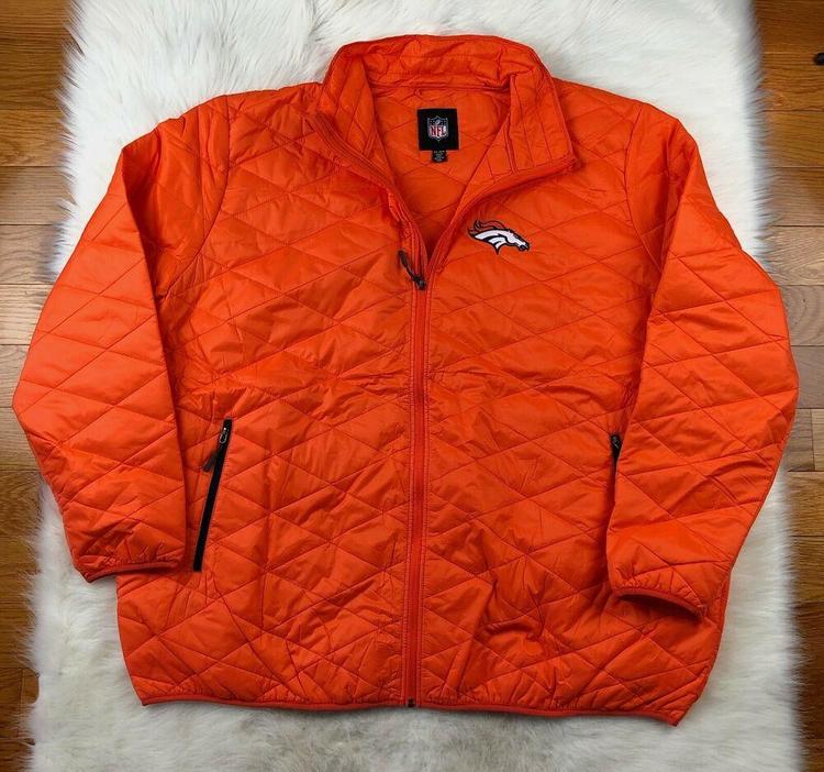 Arnold Gym Mens Sports Padded Puffer Hooded Black//Orange Jacket