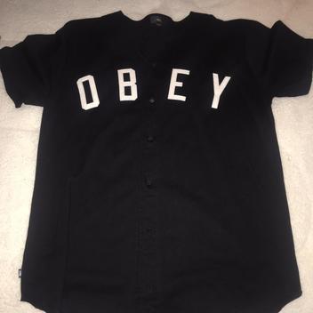 obey baseball jersey