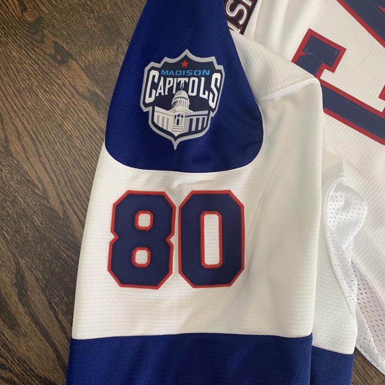 Madison Capitols USHL New Jersey Pro Stock Hockey Apparel, Jerseys
