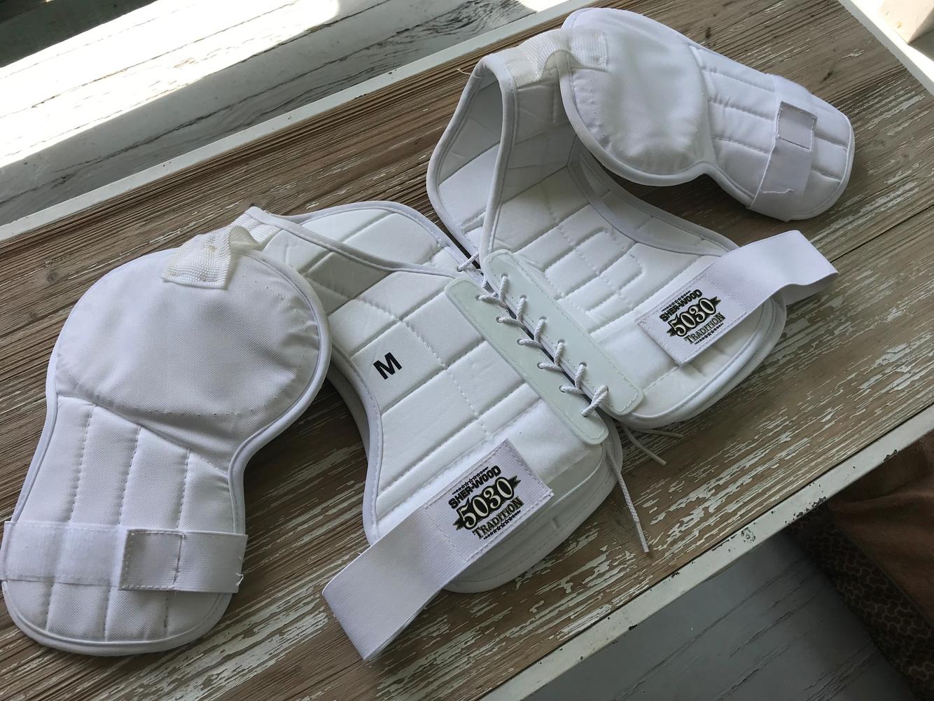 SherWood 5030 HOF Shoulder Pads Senior Beer League Low Profile