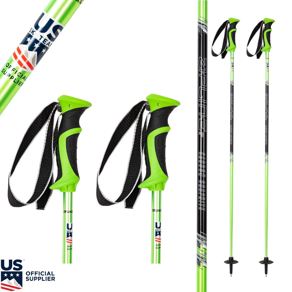 lollipop 14.0 graphite composite ski poles