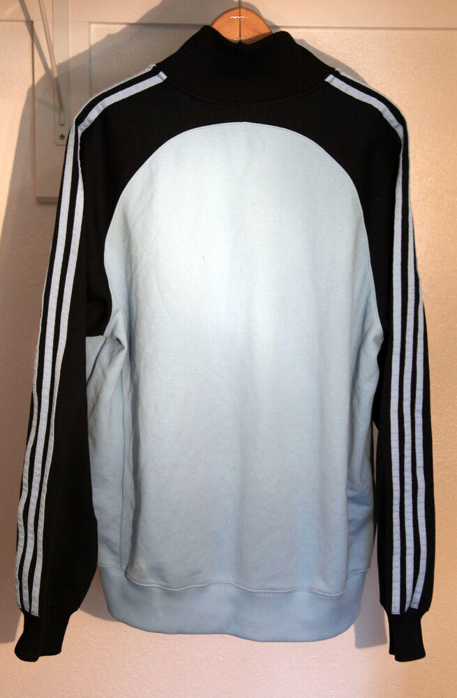 Vintage Adidas Baby Blue World Cup Soccer Track Top Jacket Size XL