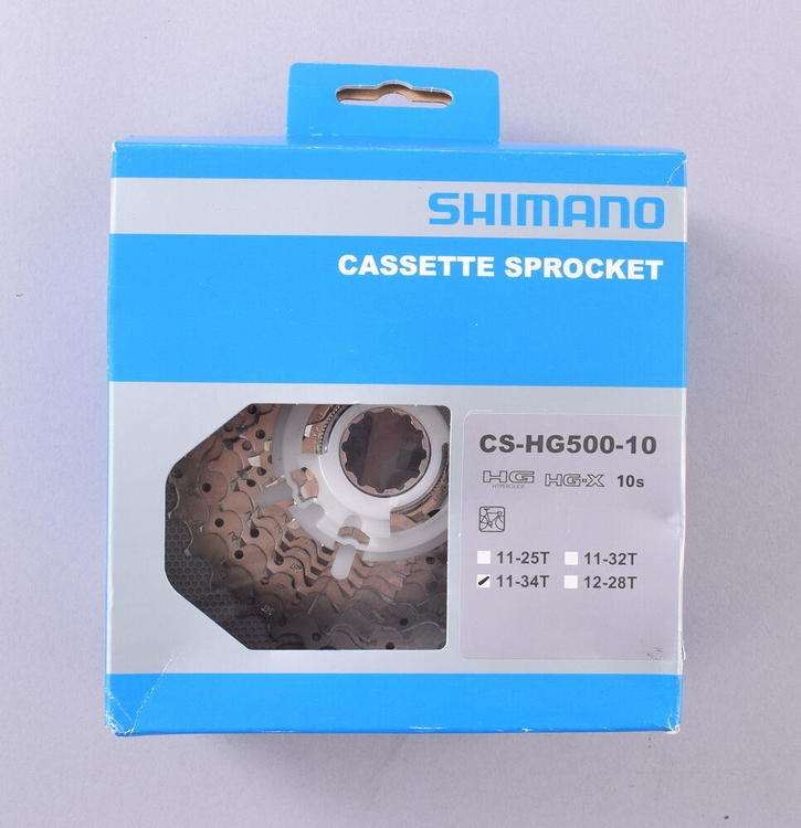 New Shimano Tiagra CS-HG500 10 Spd Bicycle Road Bike Cassette HG Sprocket 11-25T