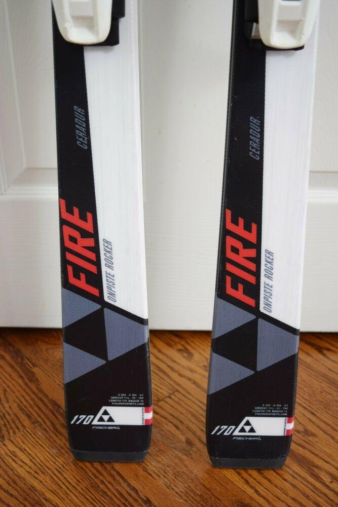 FISCHER Cruzar Fire 160cm スキー板 ストック ケース付 FISCHER Cruzar Fire 160cm スキー板 ストック ケース付 FISCHER