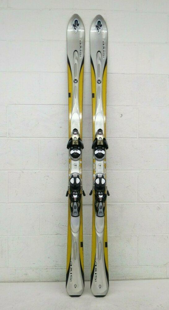 K2 Axis XP 167cm AllMountain Skis w/Salomon S810Ti Bindings GREAT LOOK