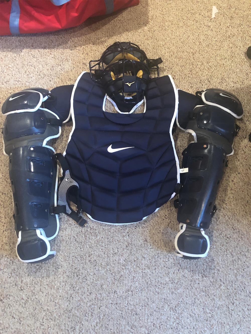 New Nike Catcher's Combo Adult 17” Navy Catchers Gear SidelineSwap