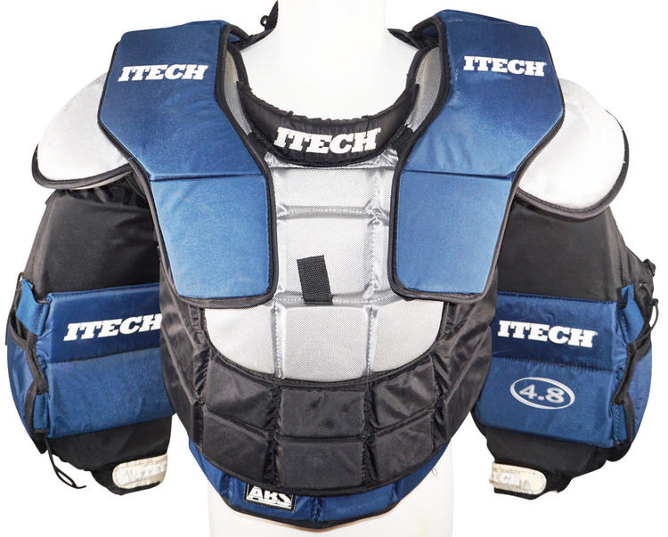 ITECH 4.8 GOAL JUNIOR LARGE GOALIE CHEST & ARM HOCKEY PAD JR