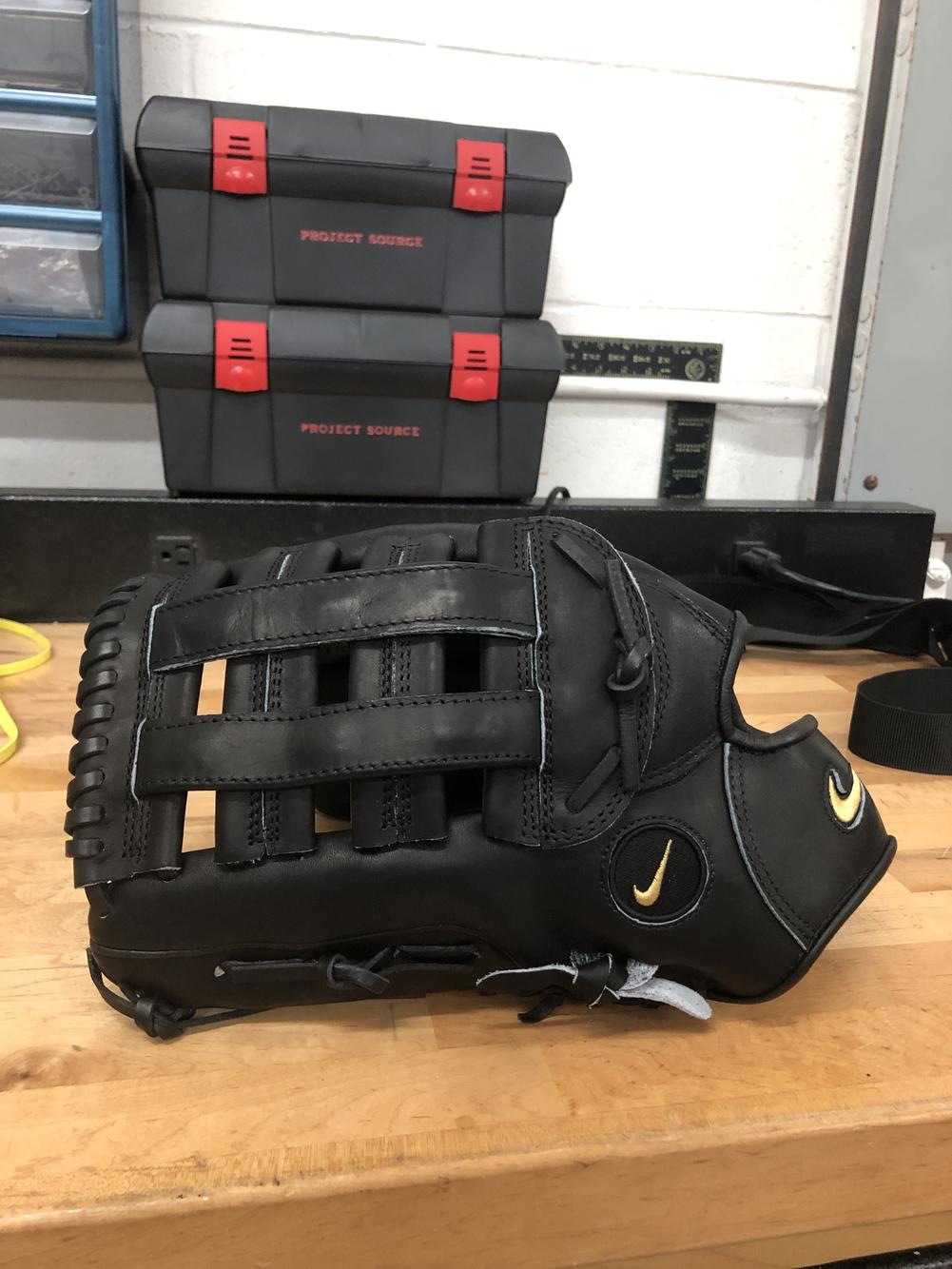 Nike Pro gold LHT baseball glove SidelineSwap