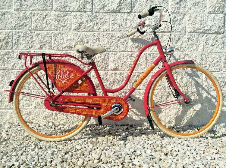 Electra Cruiser Bike 3 Speed Internal Hub W Rear Rack Tailight