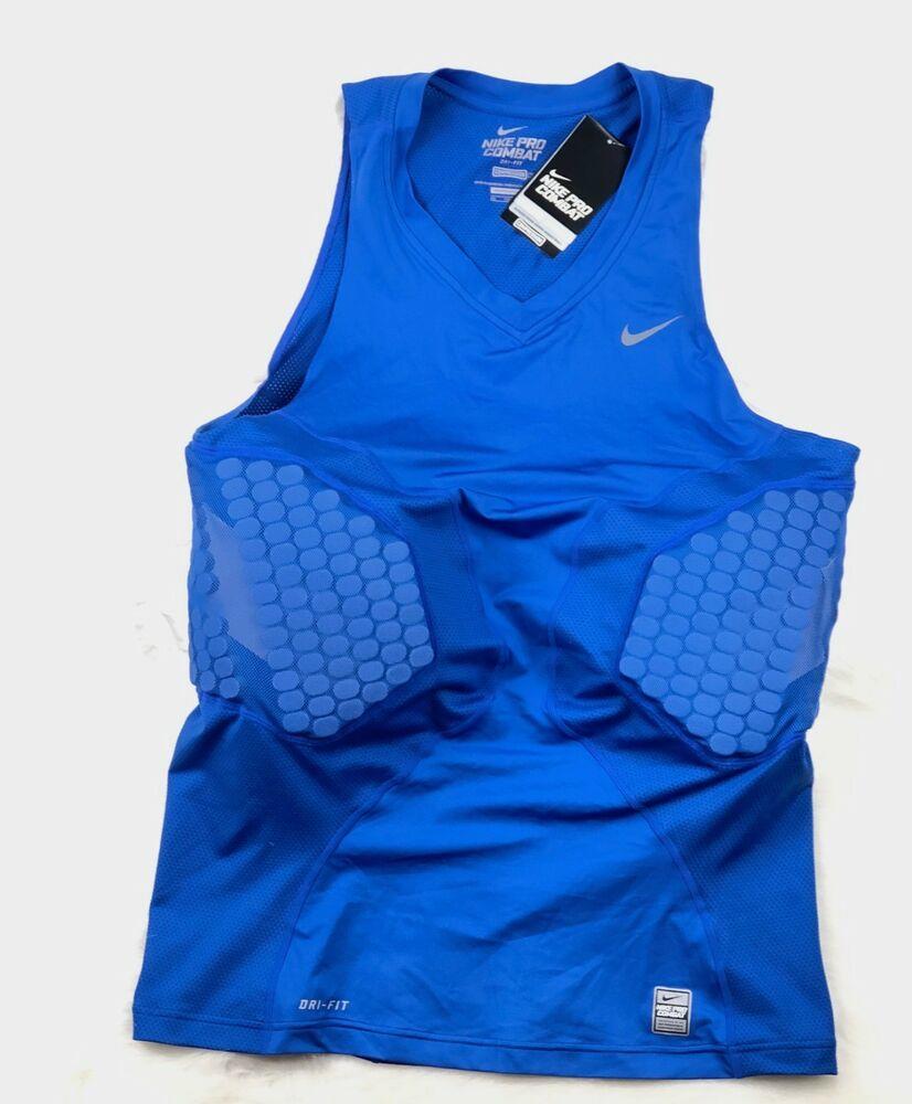 nike pro combat shirt padded