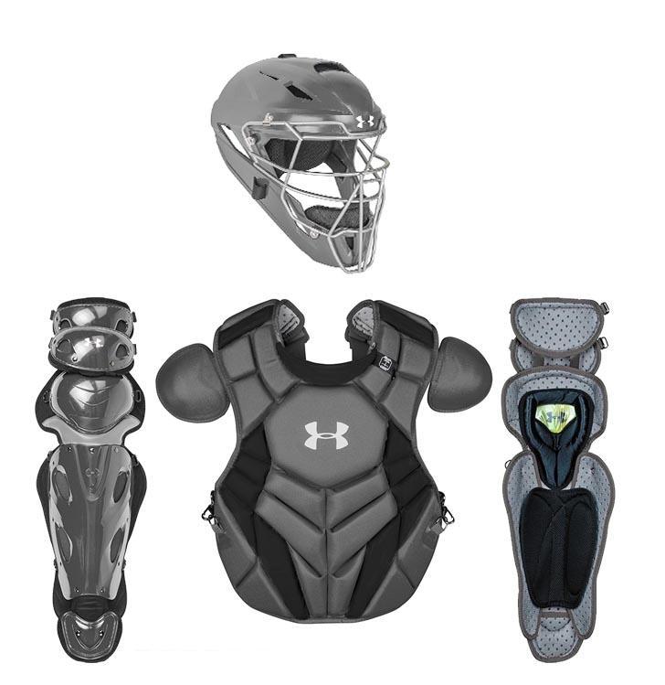 Under Armour Pro 4 Youth 1012 Catchers Gear Set UACKCC4JRP Graphite