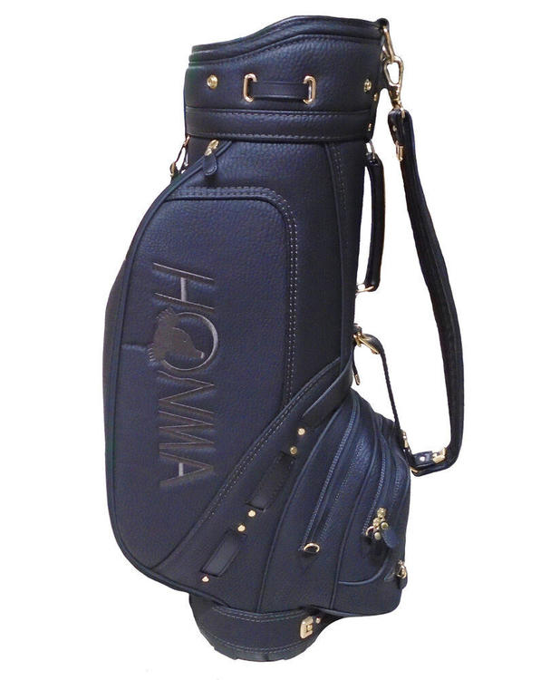 Honma 50th Anniversary Limited Edition 5 Way Black Genuine Leather Caddy Bag Firm Price