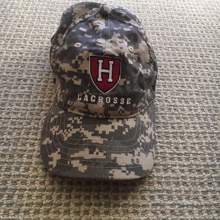 harvard lacrosse hat