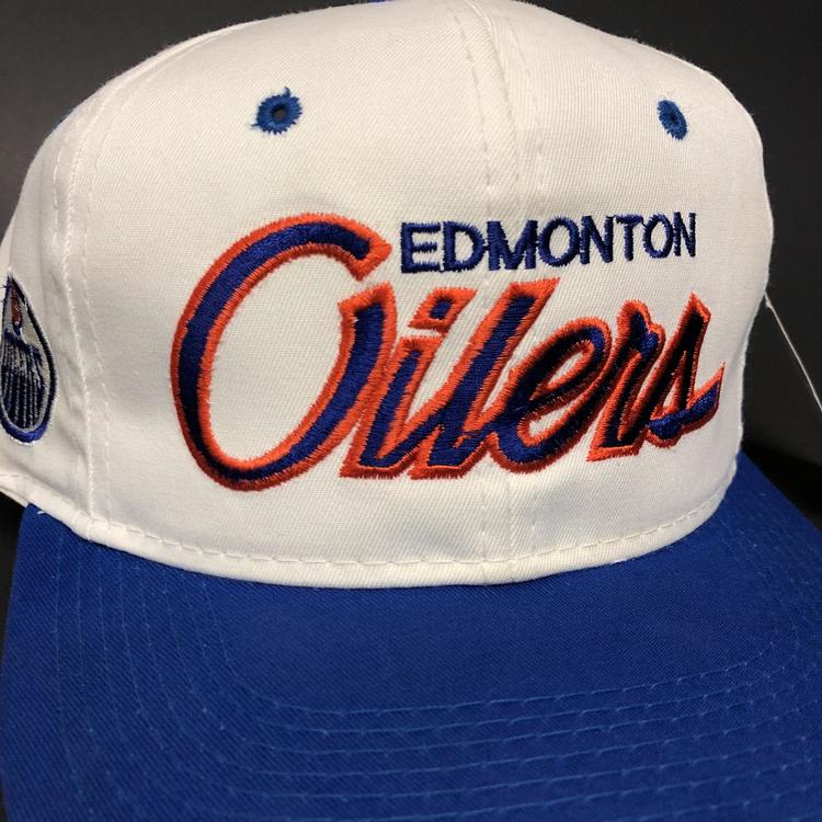 vintage oilers hat