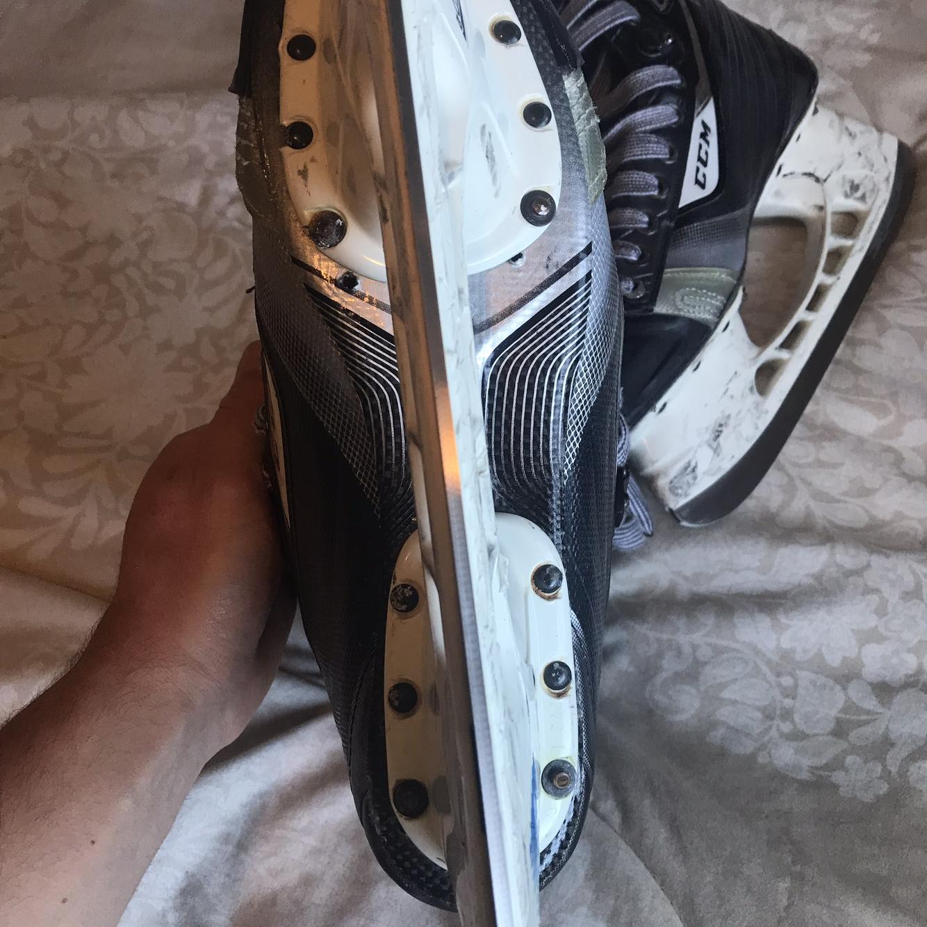 U+ Crazy Light Hockey Skates Tuuk Senior Pro Stock Size 8 SidelineSwap