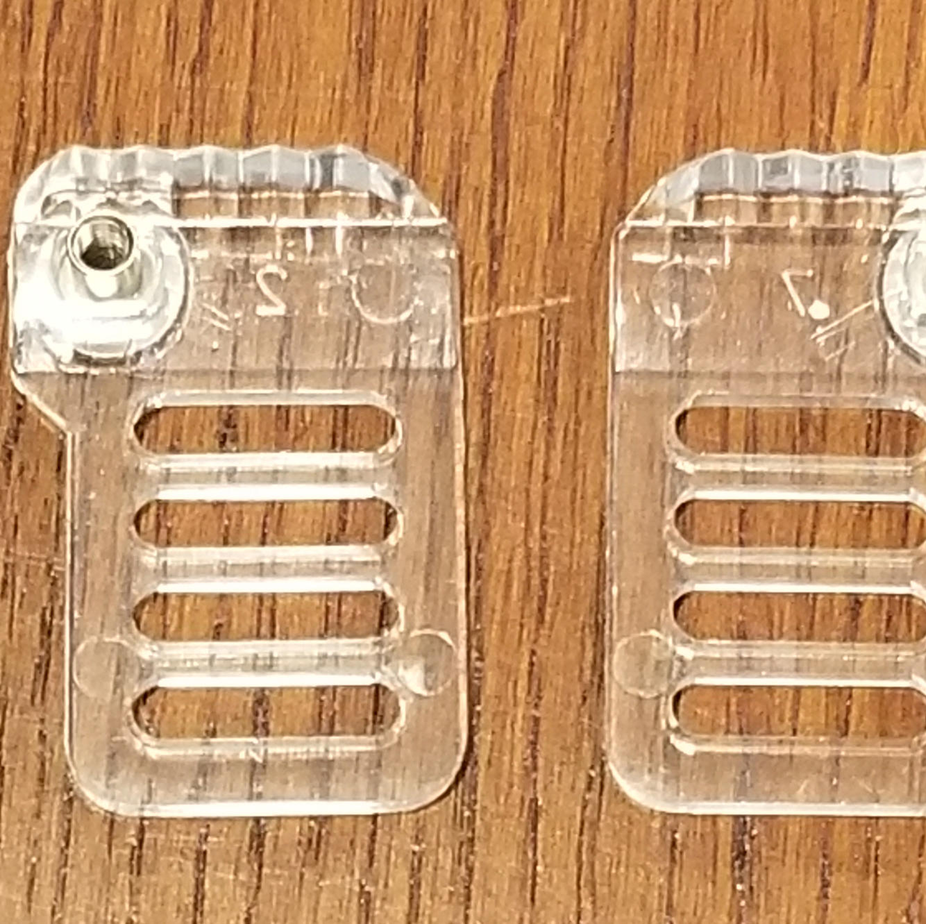 Bauer DX100 Side Clip Visor Kit! Pair 1 LT 1 RT Hockey Helmet Hardware