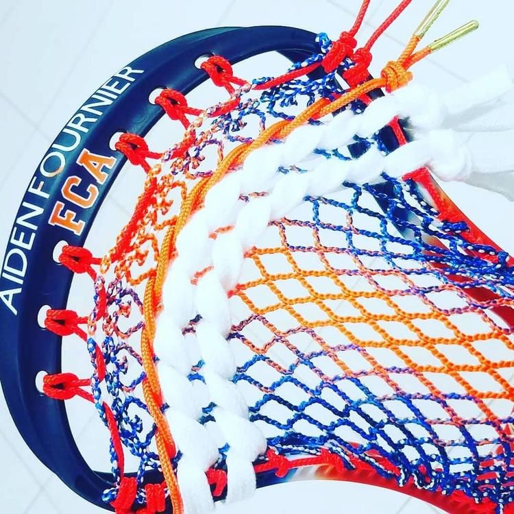 ECD Lacrosse CUSTOM DYE Any head Any Dye Any Mesh Orange Blue FCA FJay Lacrosse Sticks