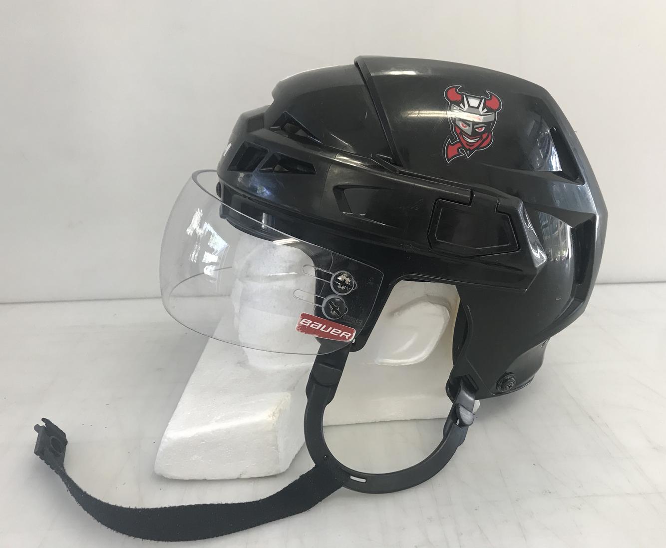 CCM Vector V08 Pro Stock Hockey Helmet Medium Black Bauer Visor 4574
