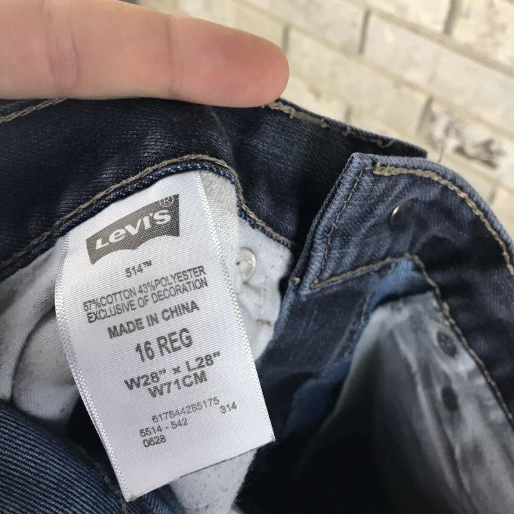 what is a size 16 in levis womens jeans